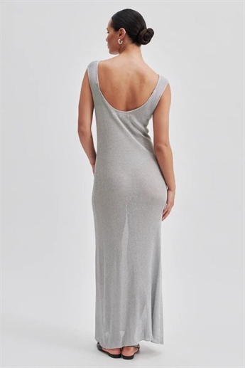 Second Female, Ellia Knit Dress, Silver